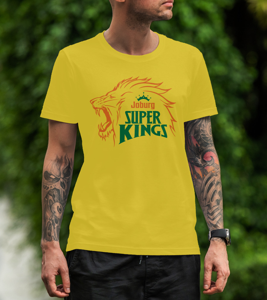 Joburg Super Kings Roaring Lion Emblem T-Shirt