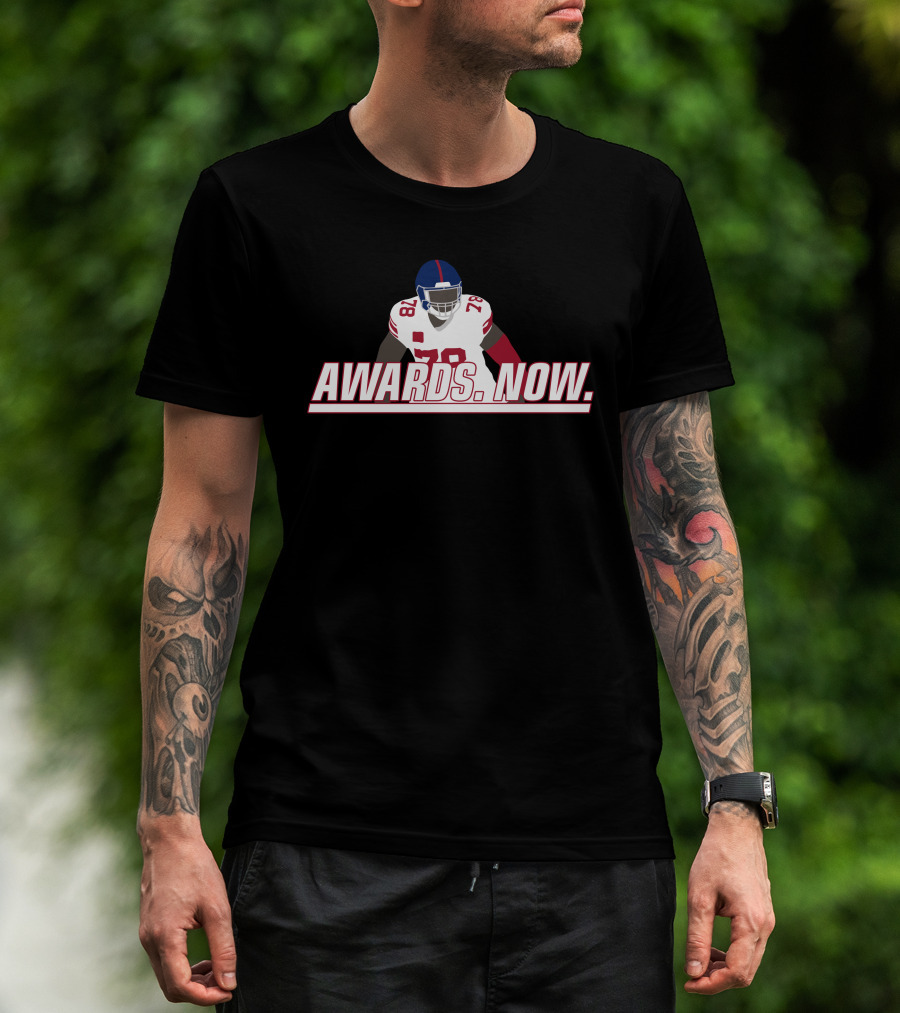 Awards. Now. Football Player 78 T-Shirt