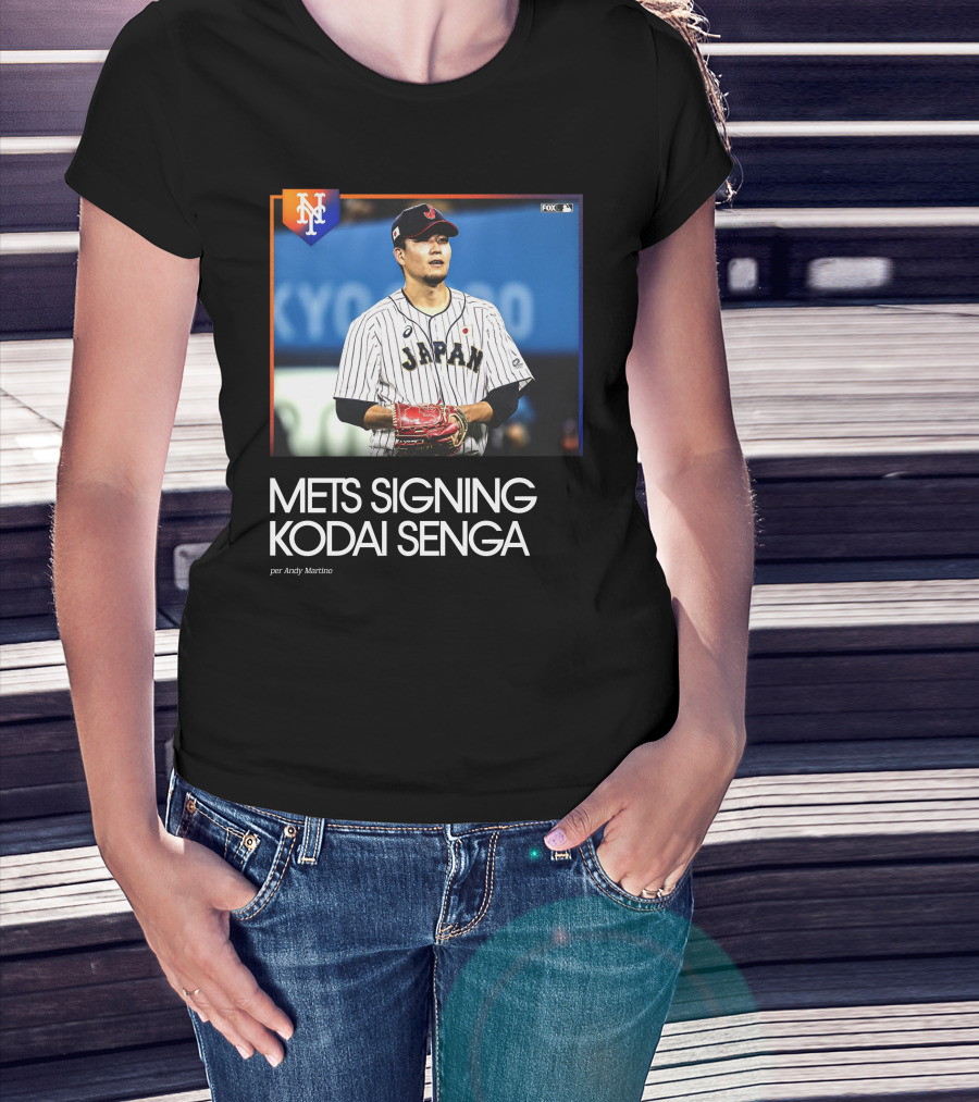 Mets Signing Kodai Senga Japan Baseball Fox MLB Andy Martino T-Shirt
