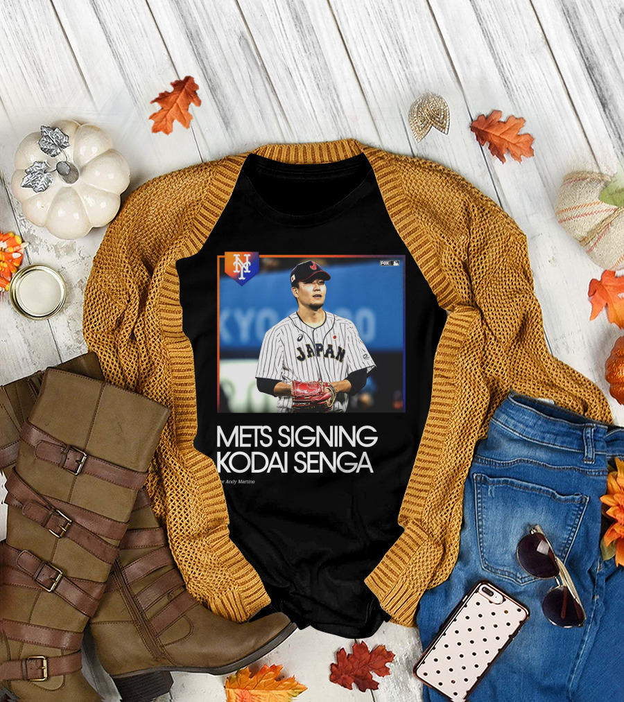 Mets Signing Kodai Senga Japan Baseball Fox MLB Andy Martino T-Shirt