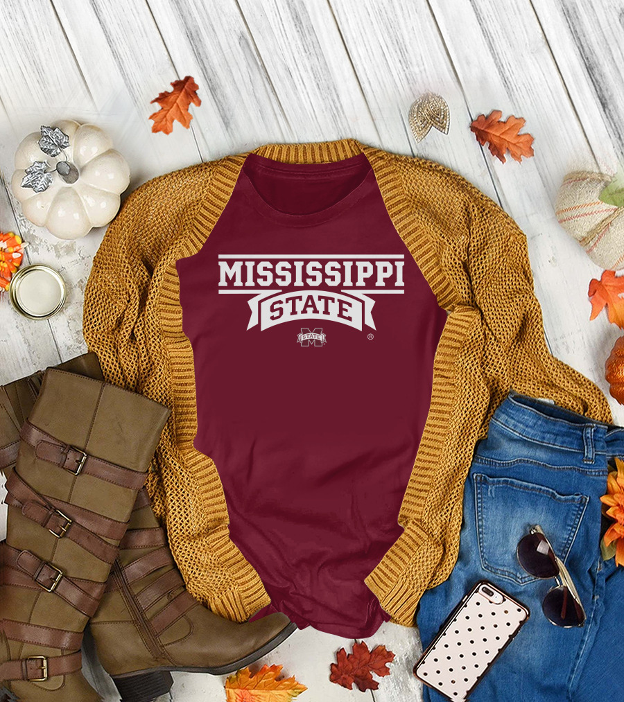 Mississippi State University Bulldogs M State Wordmark T-Shirt