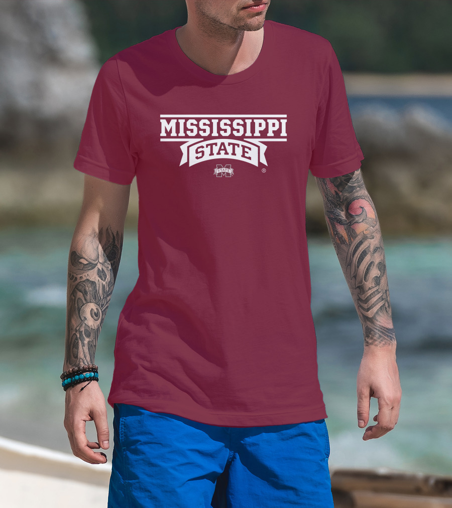 Mississippi State University Bulldogs M State Wordmark T-Shirt