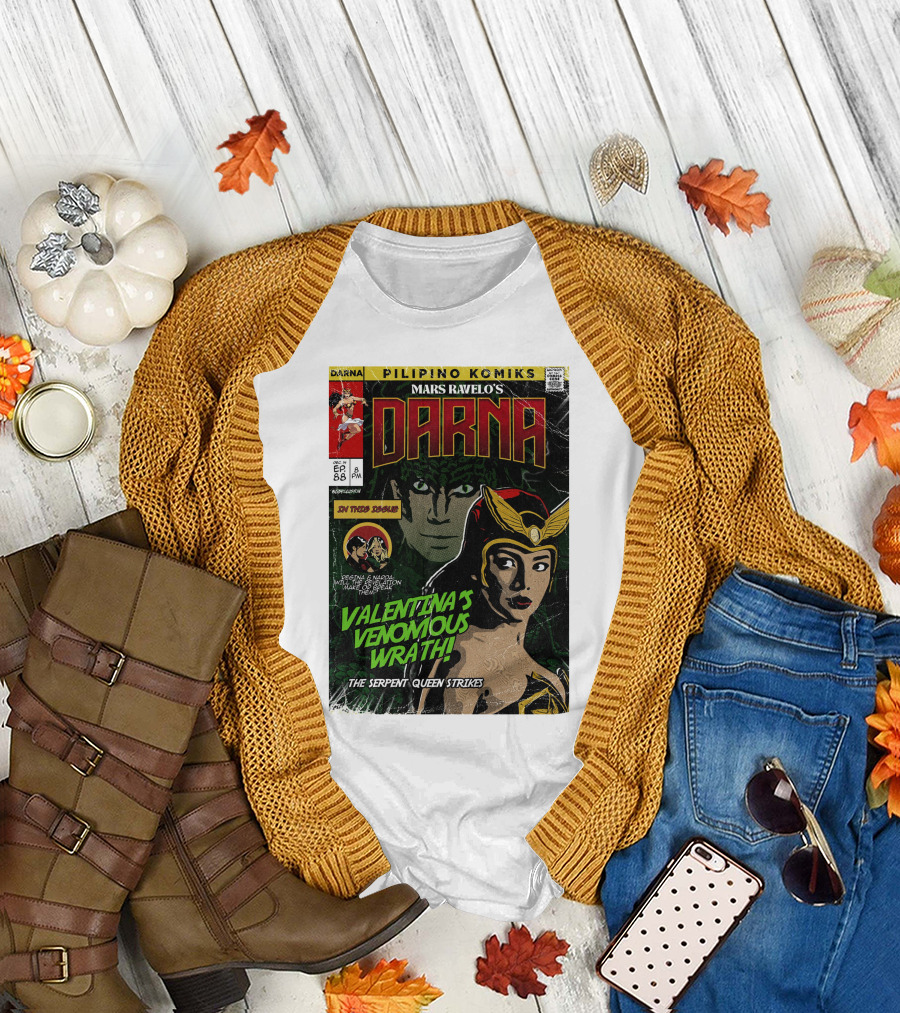 Mars Ravelo's Darna Valentina's Venomous Wrath The Serpent Queen Strikes Pilipino Komiks T-Shirt