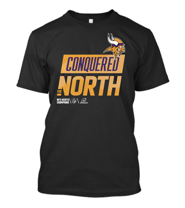 NFC North Champions Vikings Conquered The North NFL Playoffs T-Shirt