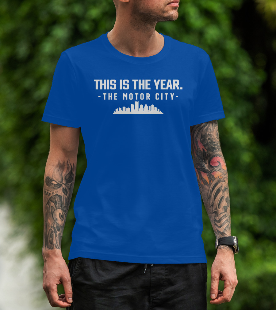 This Is The Year The Motor City Skyline T-Shirt