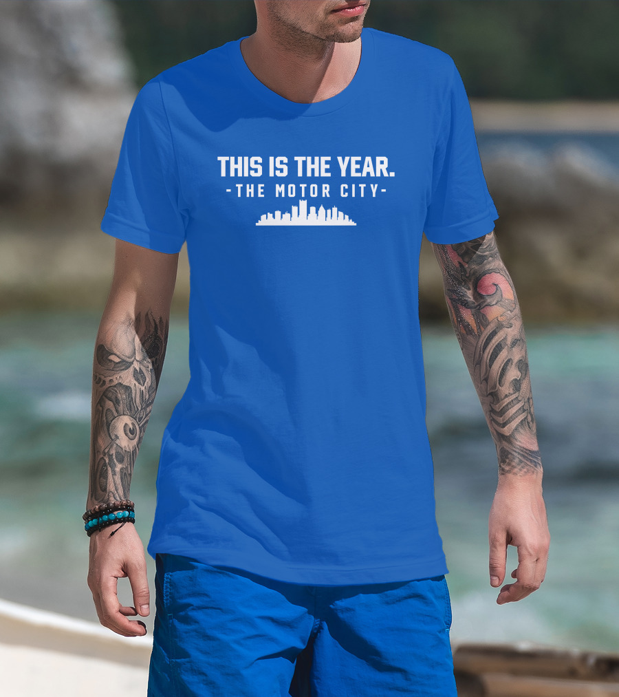 This Is The Year The Motor City Skyline T-Shirt