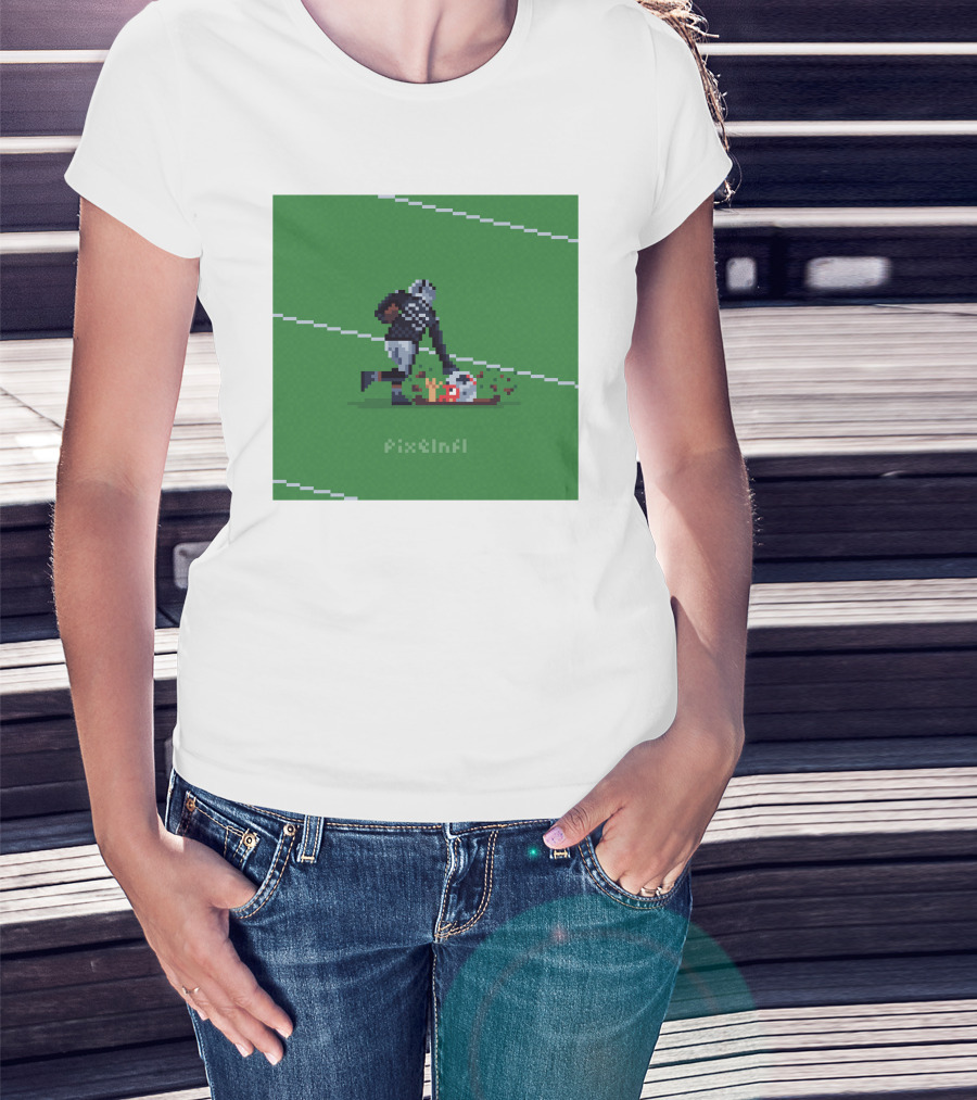 Chandler Jones Football Action Scene T-Shirt