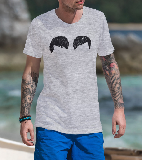 Dan And Phil Fringe Hair Iconic T-Shirt