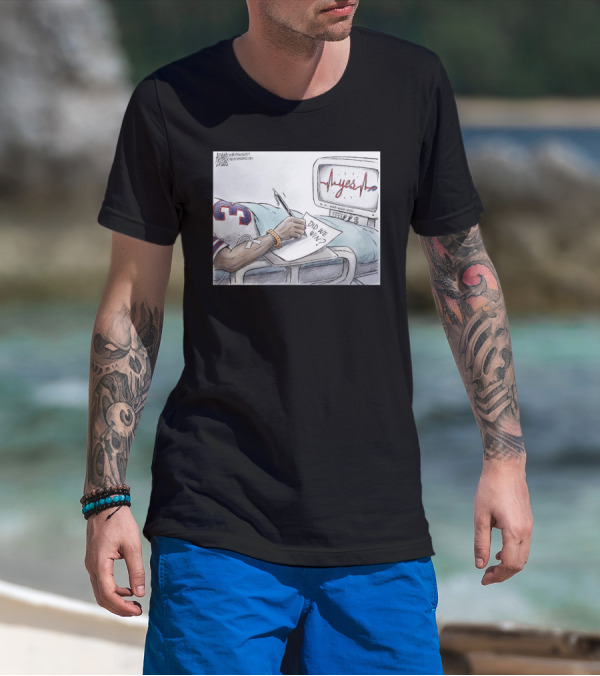 Adam Zyglis Hamlin Wakes Up Did We Win Monitor Heartbeat Yes T-Shirt