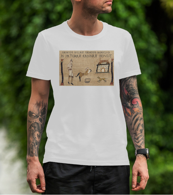 Princeps William Princeps Haroldvs In Pateram Cannam Impvlit T-Shirt