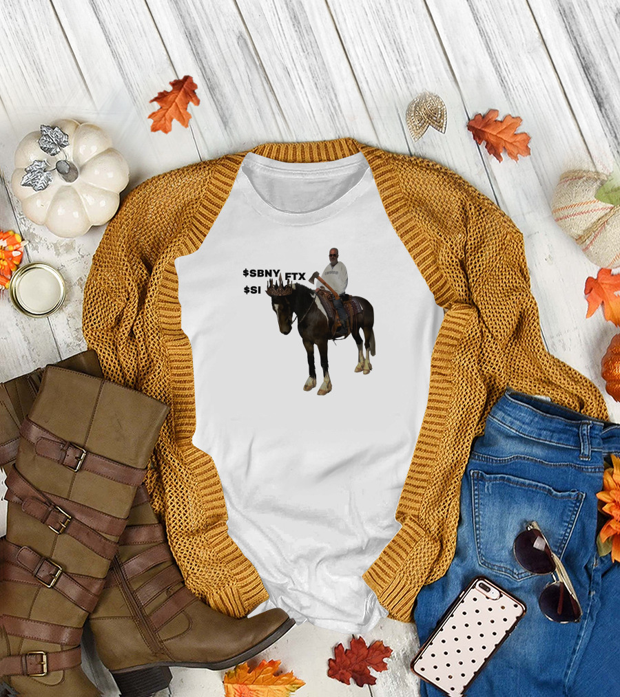The Triple Crown $Sbny $Si Ftx Cryptocurrency Horse Rider T-Shirt