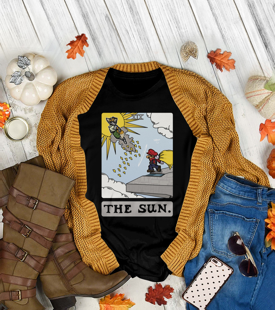 Noah The Sun XIX Tarot Mario T-Shirt
