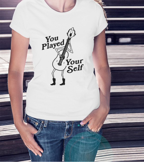 You Played Yourself Cartoon Guitar Character T-Shirt
