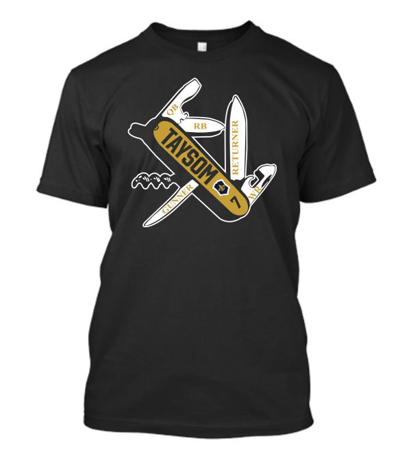 Taysom 7 QB RB Returner Gunner WR Swiss Army Knife T-Shirt