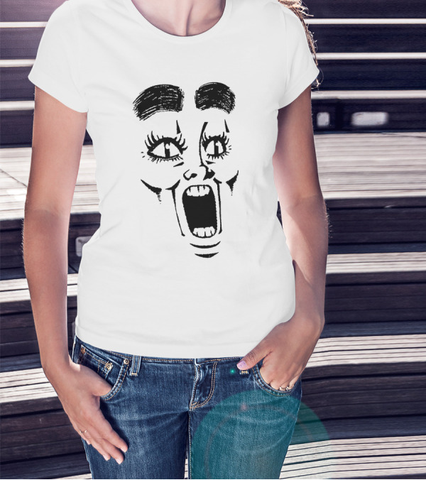 Represent Gasp Bold Expression Face T-Shirt