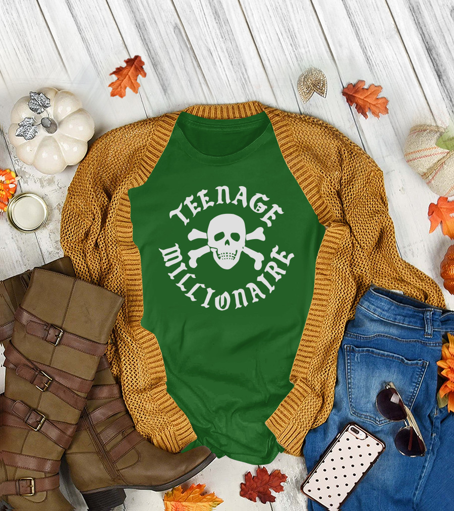 Teenage Millionaire Skull and Crossbones Classic T-Shirt