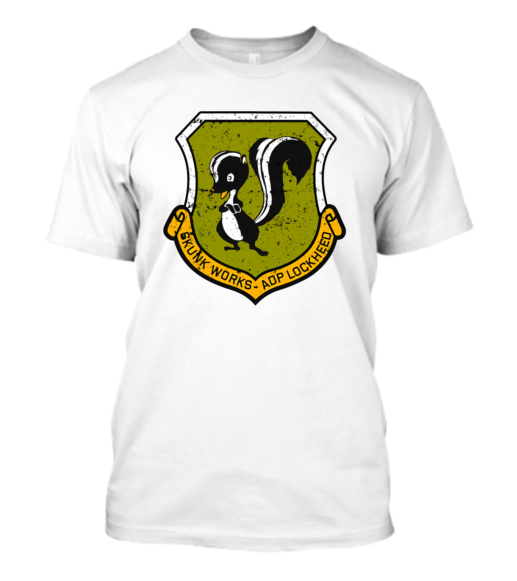 Skunk Works ADP Lockheed Vintage Emblem Badge T-Shirt