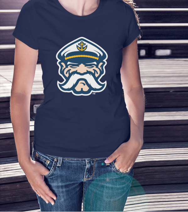 Lake County Captains Nautical Logo Cap T-Shirt