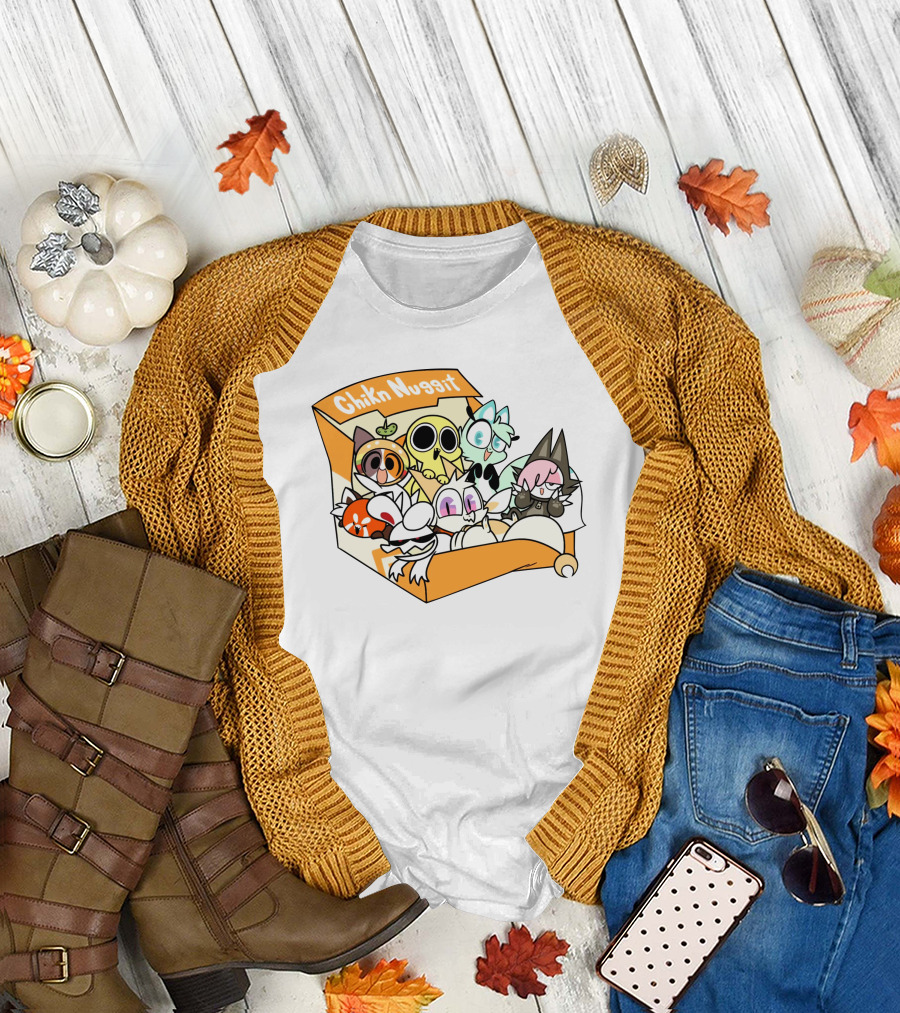 Chikn Nuggit Box Characters Collection T-Shirt