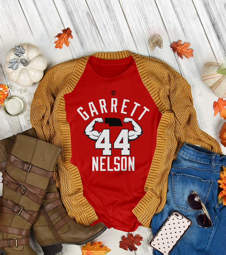 Garrett Nelson 44 Nebraska Strong T-Shirt