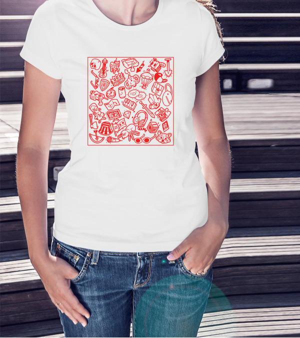 Tommyinnit Iconic Symbols Stylistic Merch T-Shirt