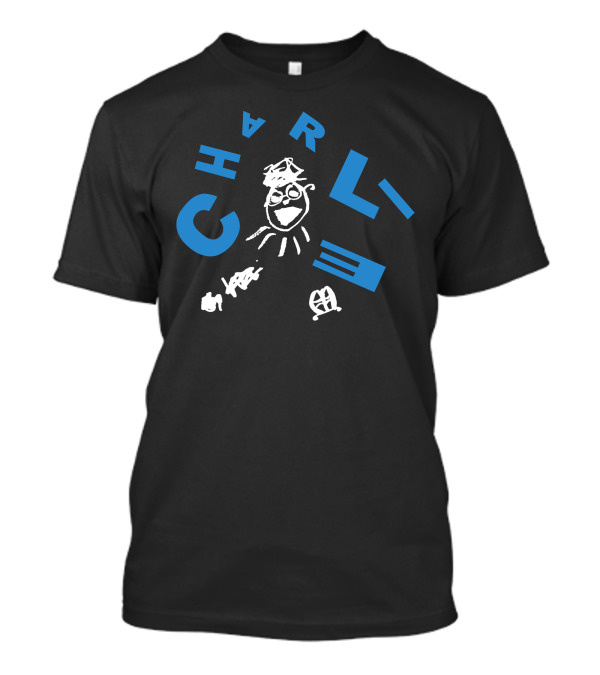 Charlie Scribble Face Art Sketch T-Shirt