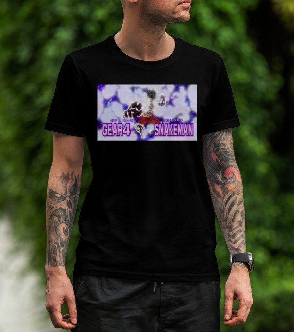 Gear 4 Snakeman Power Anime Character Luffy T-Shirt
