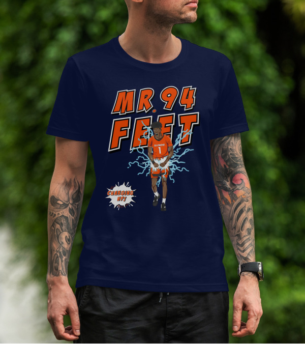 Illinois MR. 94 FEET Charging Up T-Shirt