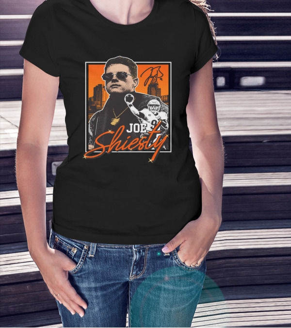 Joe Shiesty 9 Signature Urban Skyline Football T-Shirt