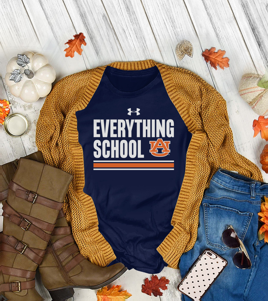 Auburn Football Everything School Under Armour AU T-Shirt