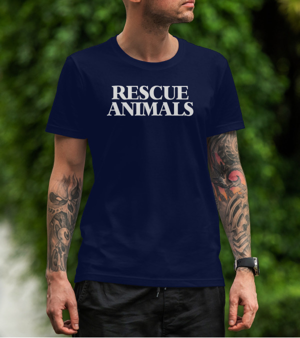 Thevintageveganchick Rescue Animals T-Shirt