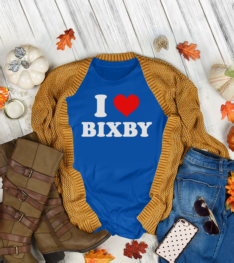 Agent47il I Love Bixby Heart T-Shirt