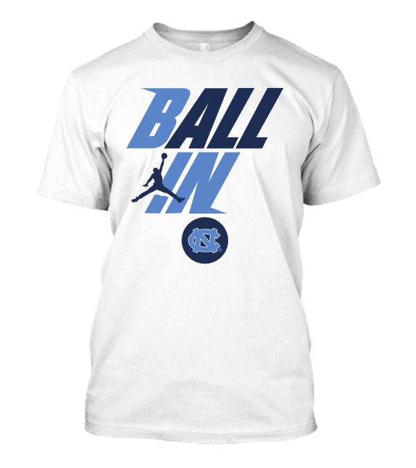 North Carolina Tar Heels Ball In Jumpman T-Shirt