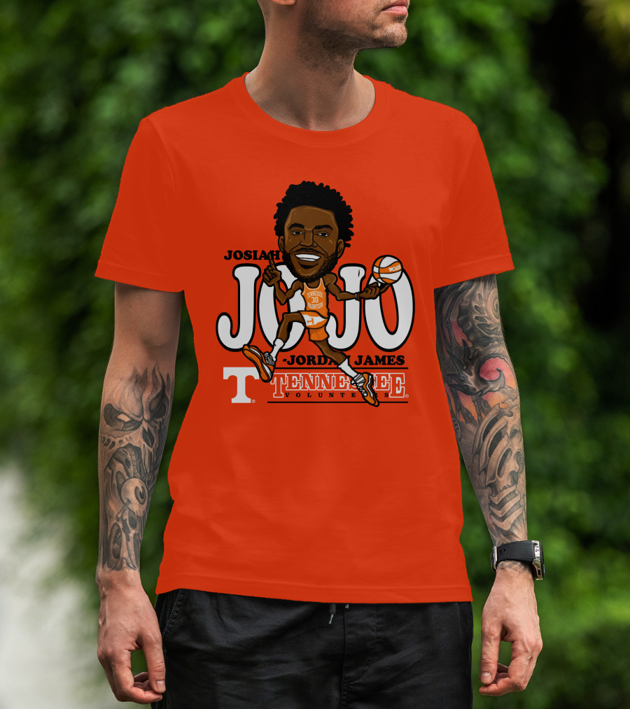Josiah Jordan James JoJo Tennessee Volunteers Basketball T-Shirt