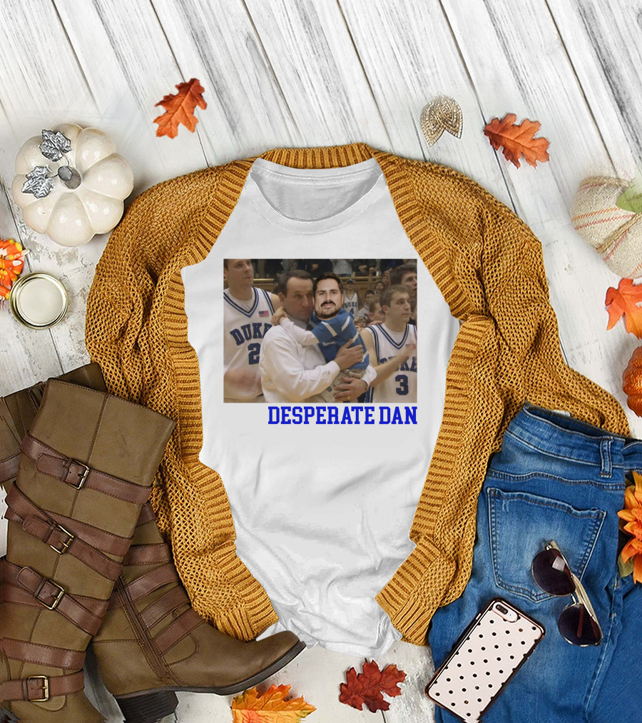 Desperate Dan Duke Basketball Marty Mush T-Shirt