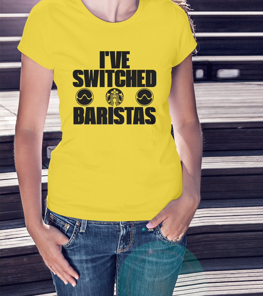 I've Switched Baristas Starbucks Pringles T-Shirt