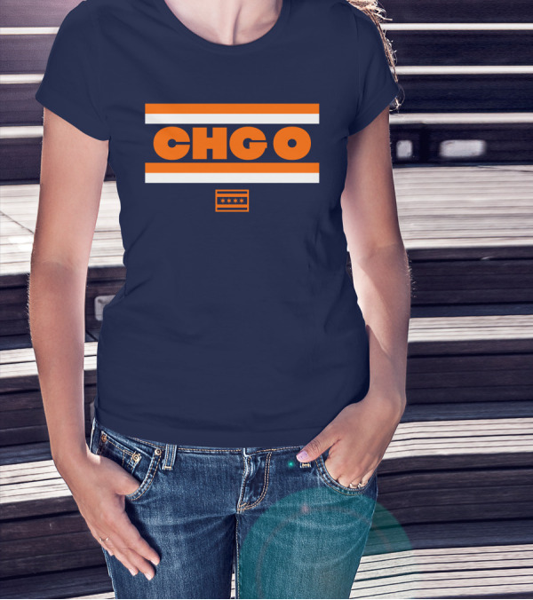 Chgo Bears Brenda Webber Chicago Stripes Stars T-Shirt