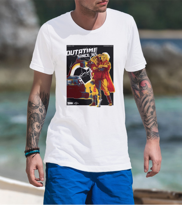 Outatime Since '85 Back To The Future Doc And Marty T-Shirt