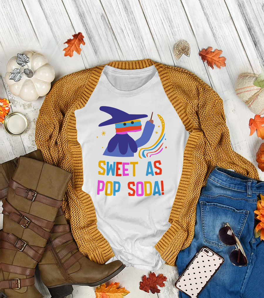 Bonte Avond Store Sweet As Pop Soda Colorful Wizard T-Shirt