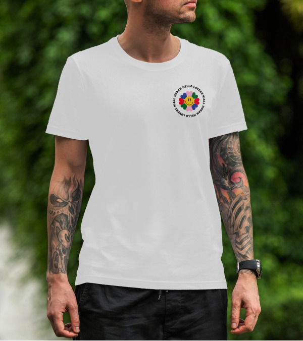Lewis Capaldi Wearing Hello Lovers Niall Horan Smiley Flower T-Shirt