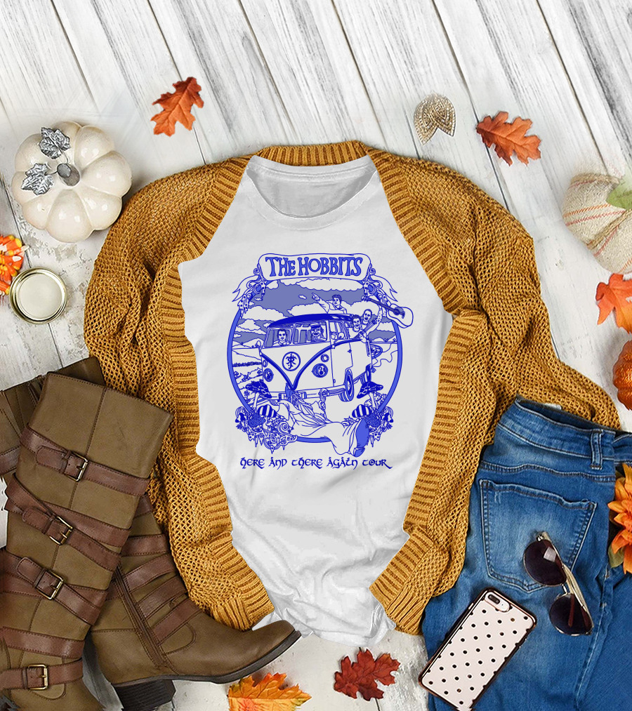 The Hobbits Here And There Again Tour VW Van Adventure T-Shirt