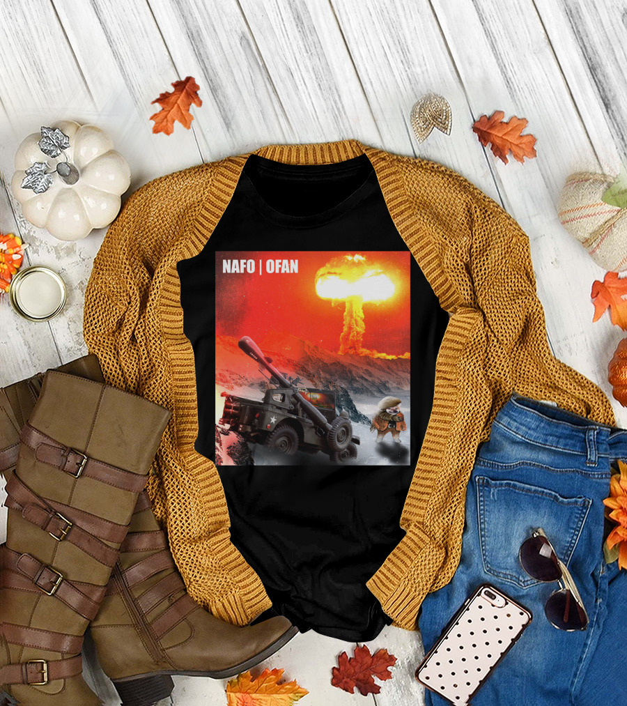 NAFO OFAN Crockett Rocket Explosion Scene T-Shirt