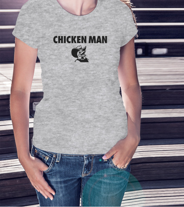 CHICKEN MAN Tydebo24 Cowboy Hat Rooster T-Shirt