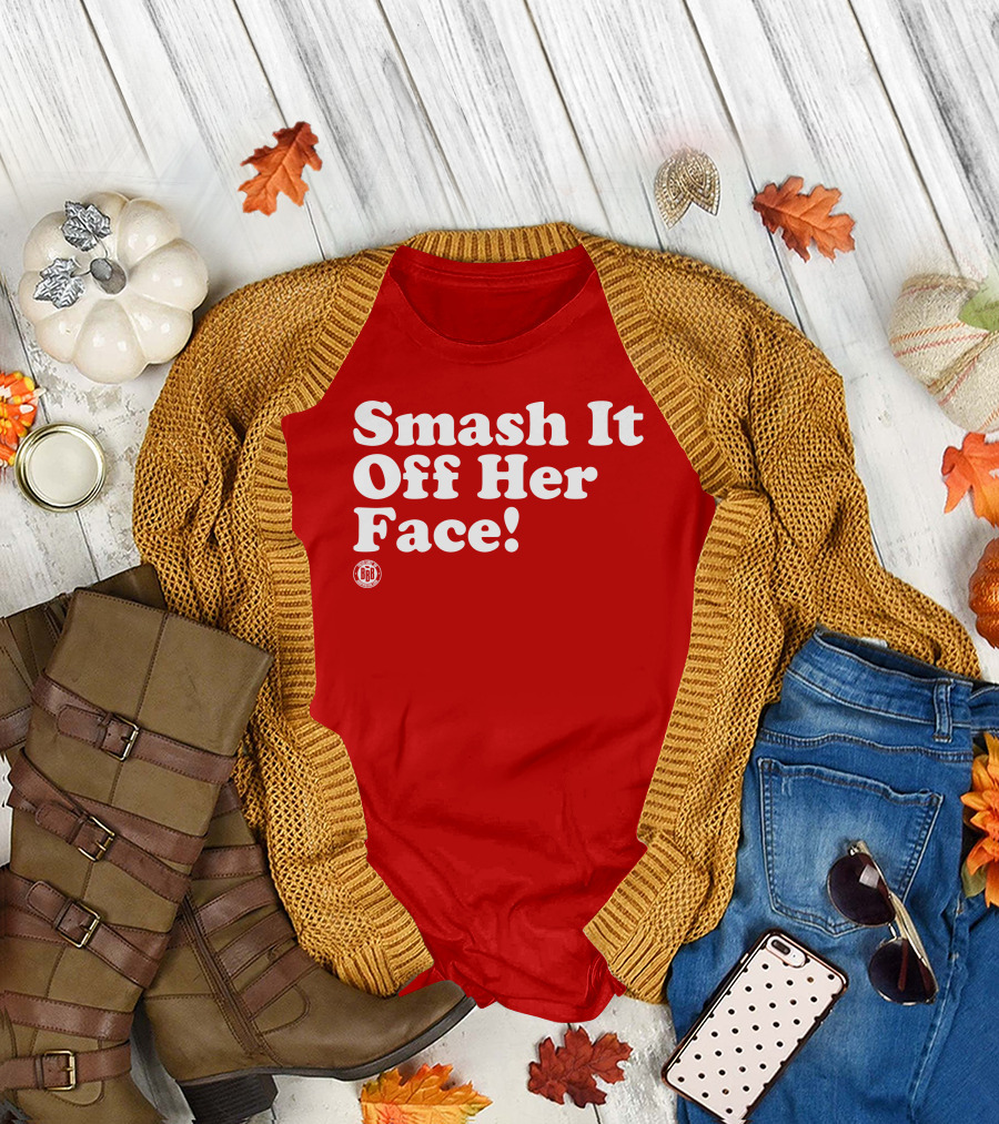 Triple B Smash It Off Her Face Red T-Shirt
