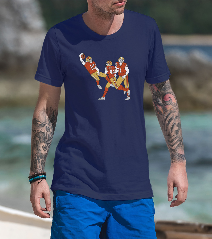 San Francisco Football Trio Marshawn Jimmy 49ers Team T-Shirt