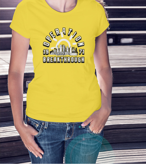 Operation Breakthrough 1971 City Skyline Charlie Hustle Merch T-Shirt