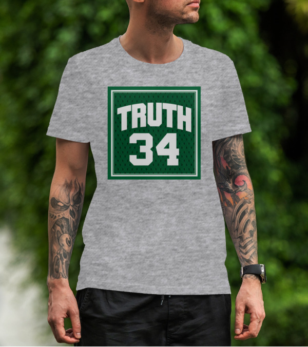 Boston Celtics Truth 34 Green Jersey T-Shirt