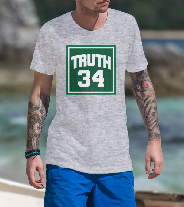 Boston Celtics Truth 34 Green Jersey T-Shirt