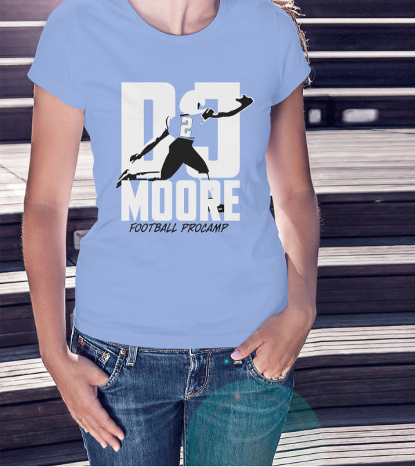 Chicago Bears DJ Moore 2 Football Procamp T-Shirt