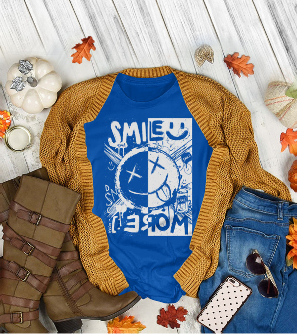 Dream Merch Smile More Smile Drink Lime T-Shirt